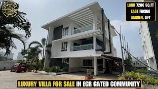 ID 1985  Luxury Villa For Sale In ECR Gated Community  Garden  Lift 4CCP [upl. by Kingdon828]