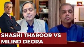 Union Budget 202425 Budget Roadmap For The Future Shashi Tharoor Vs Milind Deora  Full Debate [upl. by Romelle505]