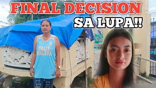 FINAL DECISION SA LUPA NILA CHINCHIN KUNG SAAN MAG TATAYO NG BAGONG BAHAY [upl. by Scoville]