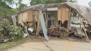 Black Mountain home washed away into road after Helene [upl. by Daraj]