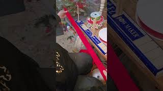 Fast Video Making a Christmas Tree Topper Using a Dollar Tree Christmas Tree as the Base [upl. by Alix]