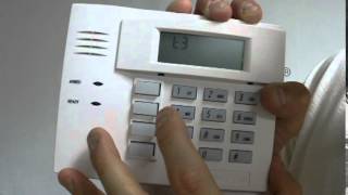 Programming a 5828 Wireless Keypad into Honeywell L7000 Security System [upl. by Kciregor]