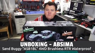 Absima Sand Buggy quotASB1BLquot Hotshot 4WD im Test  Unboxing [upl. by Millur890]