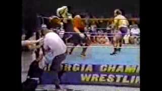 GCW  Roddy Piper amp Buzz Sawyer attack Tommy Rich [upl. by Euphemia]