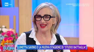 Lunetta Savino regina delle fiction Rai  La Volta Buona 18032024 [upl. by Iorgos]