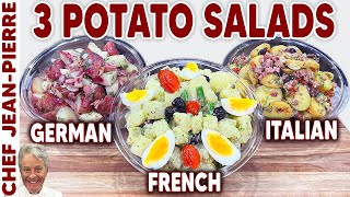 Potato Salad 3 Ways  Chef JeanPierre [upl. by Chaffin]