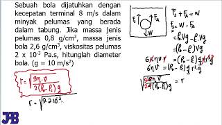 Fisika Kelas 11  Kecepatan Terminal [upl. by Acceb45]