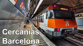 🇪🇸 Barcelona Rodalies Cercanías amp FGC  Suburban Trains 2021 4K [upl. by Nnaytsirk]