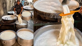 World Famous Hanno Lala Rabdi of Hathras😱😱 हर दिन 4000kg दूध से रबड़ी बनती है यहाँ😳😳 Indian Food [upl. by Rihana218]