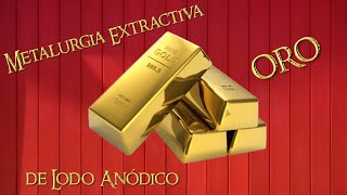 Oro extraído como subproducto de proceso de Cobre [upl. by Nryhtak]