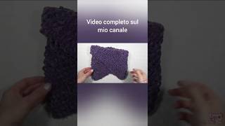 scaldacollo ai ferri🧶 tutorial completo sul mio canale😘shortsfattoamanoconamore enzavitone [upl. by Akinorev924]