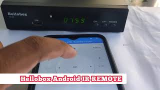 Hellobox IR Android remote  Hellobox 8 Hellobox V5 Hellobox V5 Plus Hellobox 6 all supporting [upl. by Sanoy937]