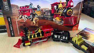 Build and review MEGA CONSTRUX Probuilder Train Heist FVR42 megabloks [upl. by Inoliel]