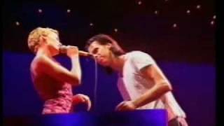 Kylie Minogue and Nick Cave  Backstage and Performance  BDO 96 [upl. by Nosral]