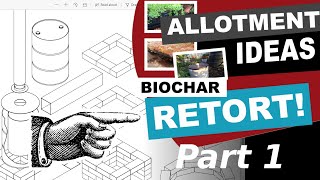 Two Drum Biochar Retort Tutorial Part 1 [upl. by Fagen]