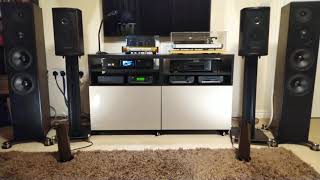 Sonus Faber Olympica I Bryston 4B3 Cambridge Audio CNX V2 [upl. by Ecela736]