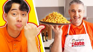 Uncle Roger Review CRAZY ITALIAN CHEF Egg Fried Rice [upl. by Waddell677]