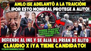 AMLO ¡SE ADELANTÓ A LA TRAICIÓN DE HOY SÁBADO DE RICARDO MONREAL ¡POR ESTO PROTEGE AL INE Y A ALITO [upl. by Haceber]