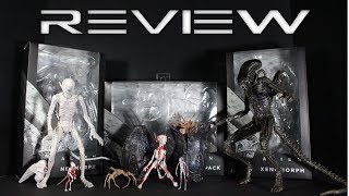 NECAs Alien Covenant Neomorph Xenomorph and Creature Pack REVIEW [upl. by Anerual780]