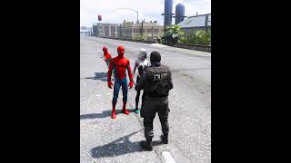 سبايدرمان يتفوق على الأبطال الخارقين في مواجهة قويه ج97 funny spiderman gta5 marvel comedy [upl. by Valonia511]