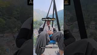 Scad Jump In Rishikesh bungee bungeejumping jumping adventure trending viral bungy shorts [upl. by Crain17]