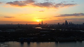 Springtime Sunset Over London [upl. by Les]