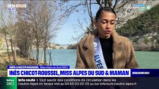 AlpesduSud Ines ChicotRoussel nouvelle miss du département [upl. by Eisdnyl459]