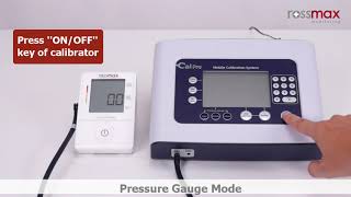 CalPro  Static Pressure  Rossmax Blood Pressure Monitor [upl. by Millicent]