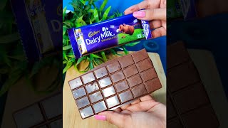 Making DAIRY MILK at Home without Chocolate 🍫💜 30DaysDairyMilkChallenge Day 4 [upl. by Fawcett]