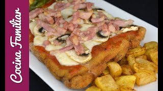 Como hacer un cachopo a la napolitana paso a paso  Recetas caseras de Javier Romero [upl. by Adnac719]