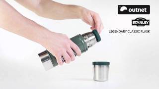 Stanley Legendary Classic Flask  Outnet Demo [upl. by Akenihs]