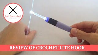 Review of Crochet Lite Crochet Hook [upl. by Adorne]