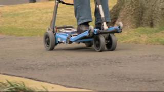 The Luggie Portable Foldable Mobility Scooter on QVC [upl. by Craggy455]