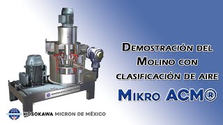 Molino con clasificador de aire Mikro ACM® [upl. by Suitangi702]