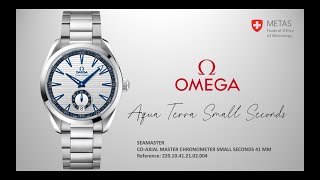 Omega Seamaster Aqua Terra Small Seconds 41 [upl. by Dincolo]