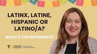 LatinX Latine Hispanic or Latinoa Whats the difference [upl. by Anafetse]