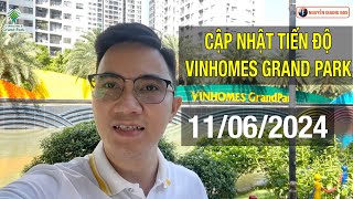 Vinhomes Grand Park cập nhật 11062024 Vincom đã khai trương và Vinwonder thi công rầm rộ [upl. by Yulma878]