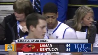 3 Kentucky vs Lamar Basketball Highlights 12282011 [upl. by Eselrahc21]