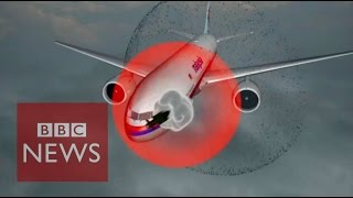 Animation shows fate of flight MH17  BBC News [upl. by Laemaj]