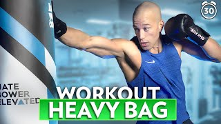 Get in Shape now  Follow along 30 Minute Punching Bag Workout [upl. by Tenaj]