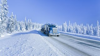 Coquihalla drive on winter time🚚 [upl. by Strade]