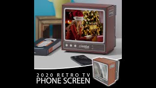 2020 RETRO TV PHONE SCREEN VIDEO DIY ENLARGER AMPLIFIER MAGNIFIER RETRO TV APPEARANCE [upl. by Turtle461]