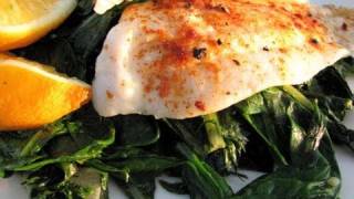 Simple Sole Over Dandelion Greens Recipe [upl. by Yenffit]