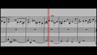 BWV 588  Canzona in D Minor Scrolling [upl. by Posner]