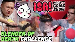 Blender of Death Challenge  ISA VARIETY GAME SHOW Season 2 Pt 4 [upl. by Ecirahs]