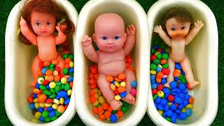 Ultimate ASMR Sensory Play  Colorful Candy amp Squishy Fun with Baby Dolls [upl. by Kingsly]