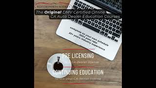 Become a CA Used Auto Dealer [upl. by Akoyn]