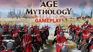 Age Of Mythology Retold GAMEPLAY SHOWCASE 4K  2024 [upl. by Tecu]