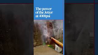 The power of the Hydro Jet foryou draincleaning hydrojetting drainline pressurewashing [upl. by Bozovich]