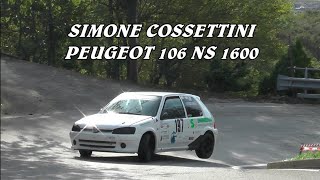 SALITA CIVIDALE  CASTELMONTE 2024  SIMONE COSSETTINI  PEUGEOT 106 NS 16  BY BELLUNOVIDEO [upl. by Erkan]